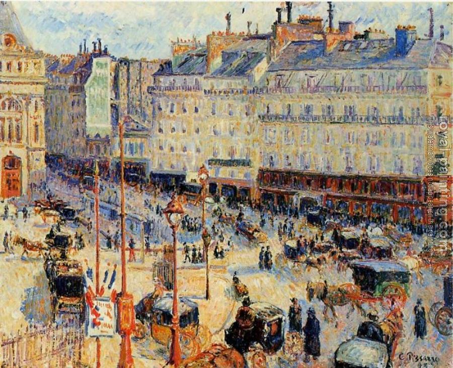 Camille Pissarro : Place du Havre, Paris